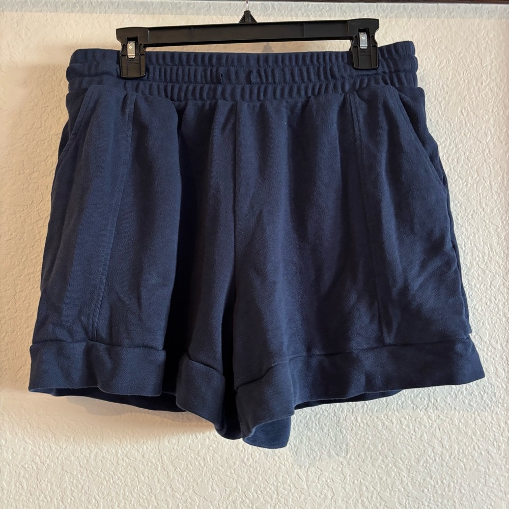 ❗️FINAL❗️Nanette Lepore Navy Blue Athletic Shorts Large